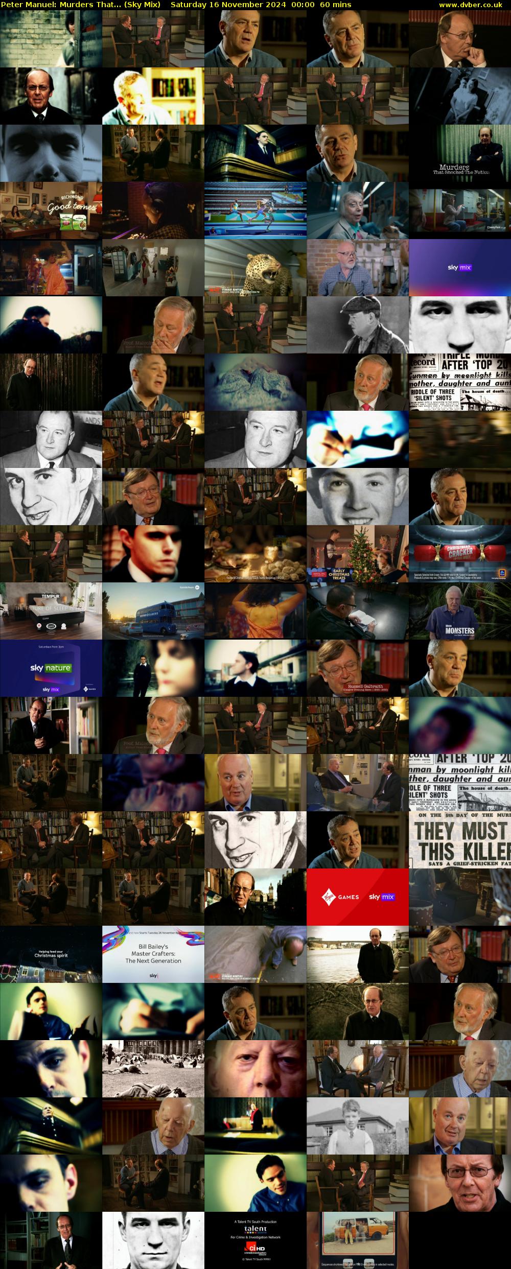 Peter Manuel: Murders That... (Sky Mix) Saturday 16 November 2024 00:00 - 01:00