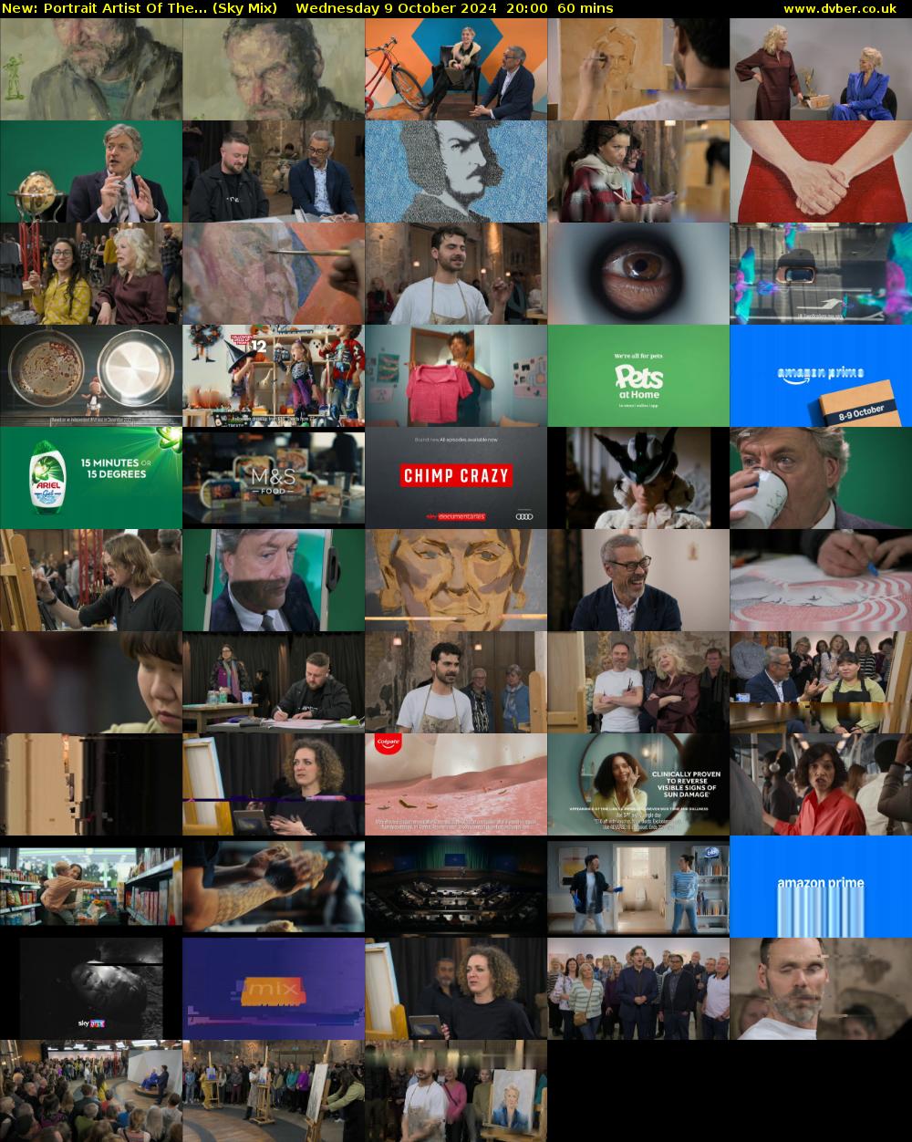 Portrait Artist Of The... (Sky Mix) Wednesday 9 October 2024 20:00 - 21:00