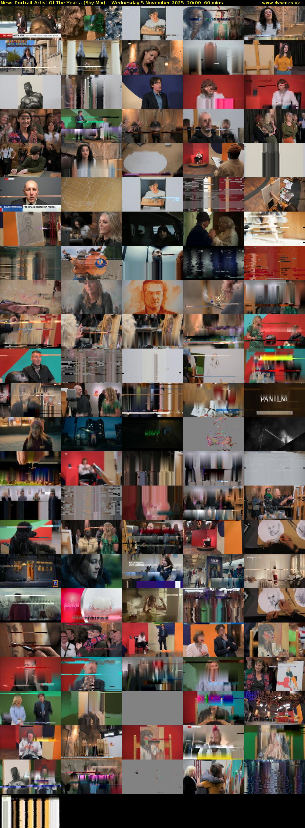 Portrait Artist Of The Year... (Sky Mix) Wednesday 5 November 2025 20:00 - 21:00