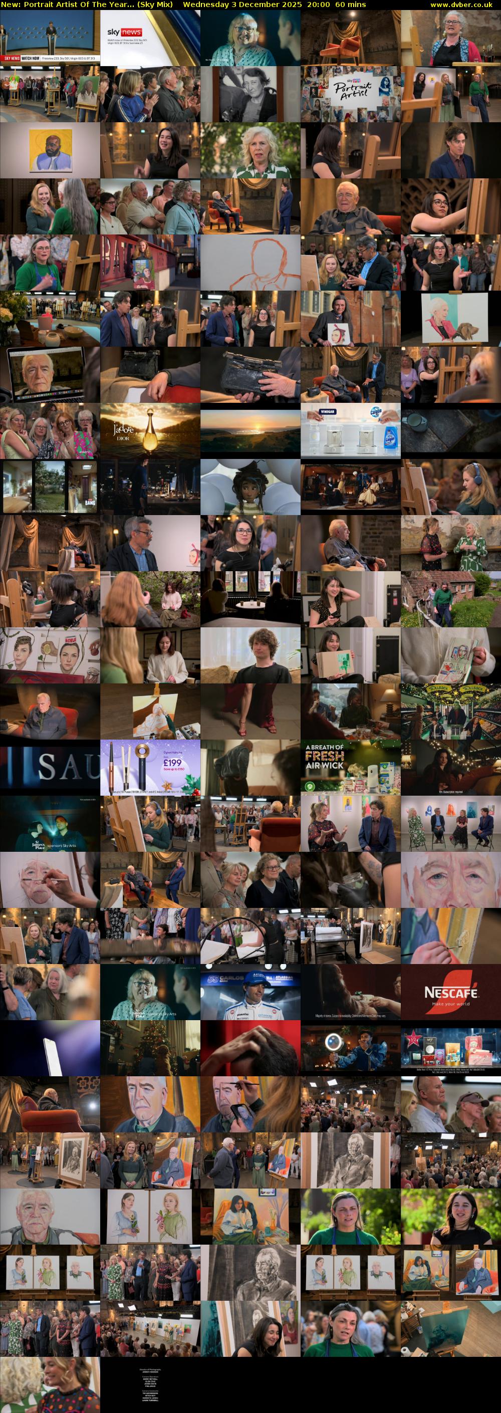 Portrait Artist Of The Year... (Sky Mix) Wednesday 3 December 2025 20:00 - 21:00