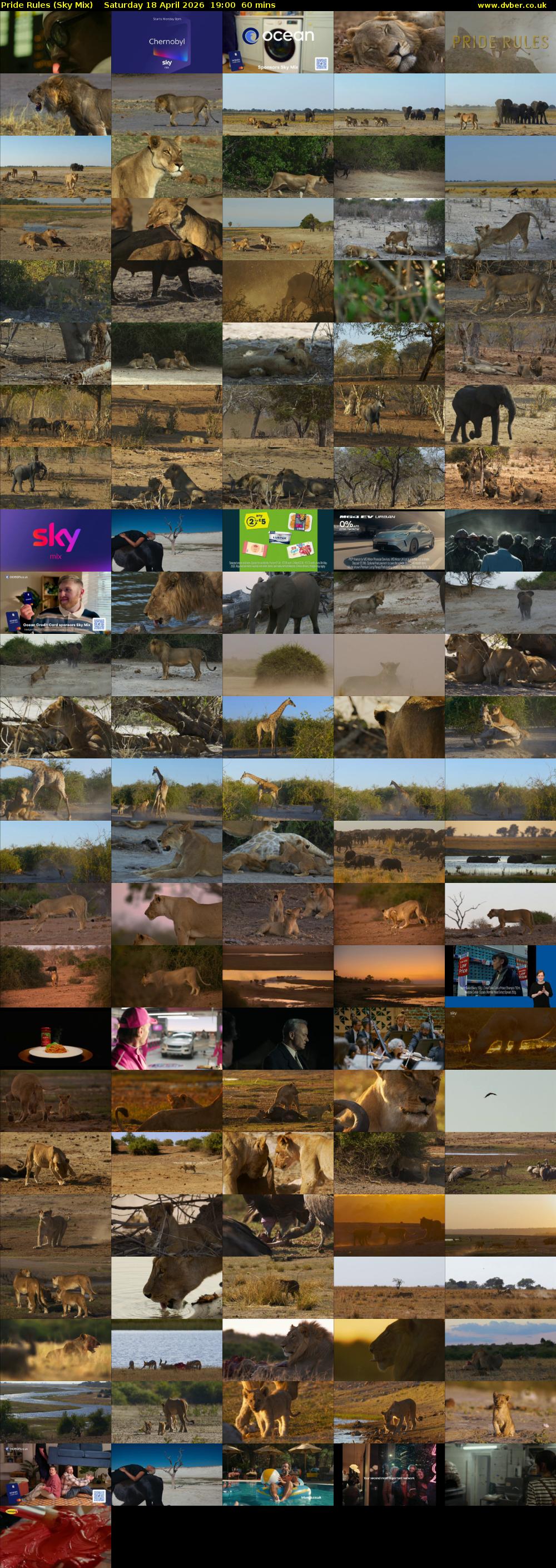 Pride Rules (Sky Mix) Saturday 18 April 2026 19:00 - 20:00