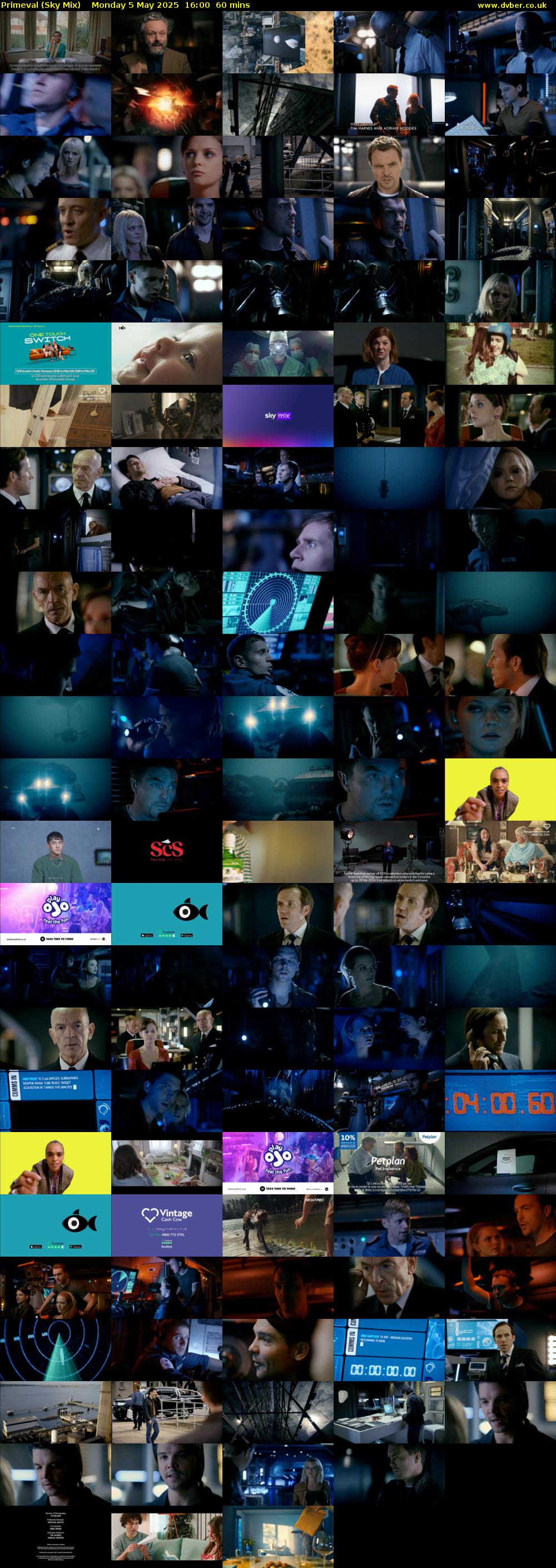 Primeval (Sky Mix) Monday 5 May 2025 16:00 - 17:00