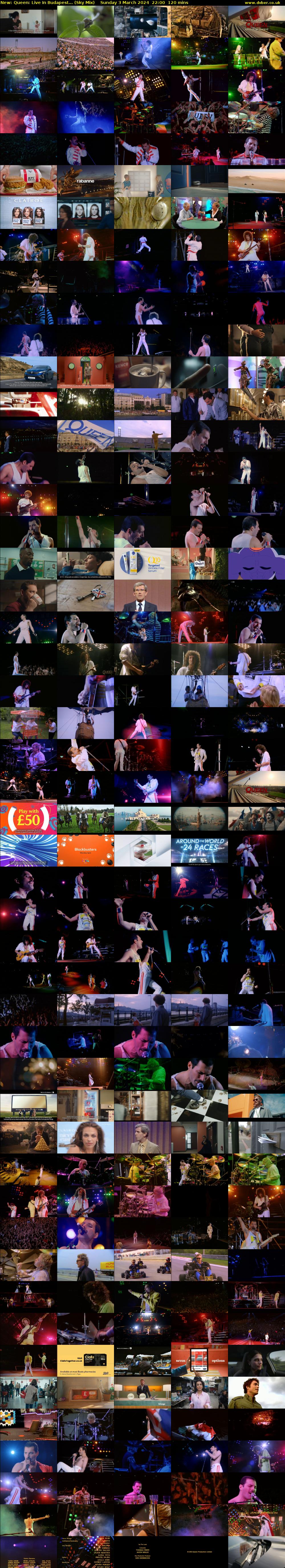 Queen: Live In Budapest... (Sky Mix) Sunday 3 March 2024 22:00 - 00:00
