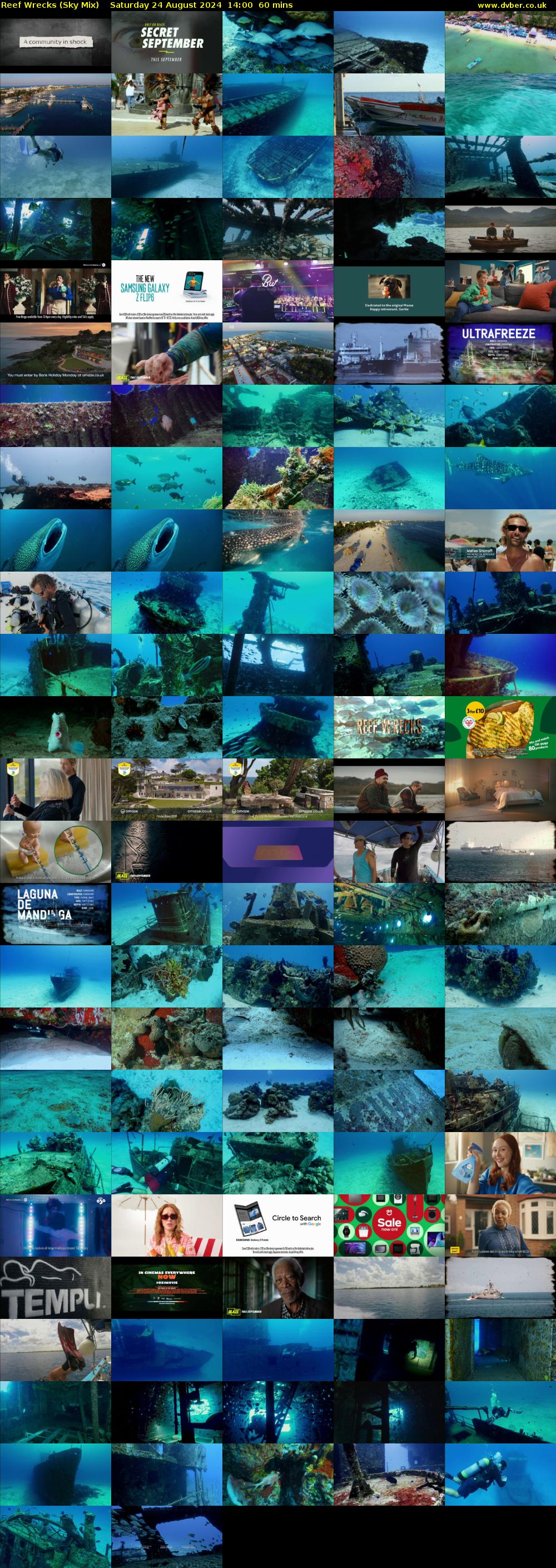Reef Wrecks (Sky Mix) Saturday 24 August 2024 14:00 - 15:00