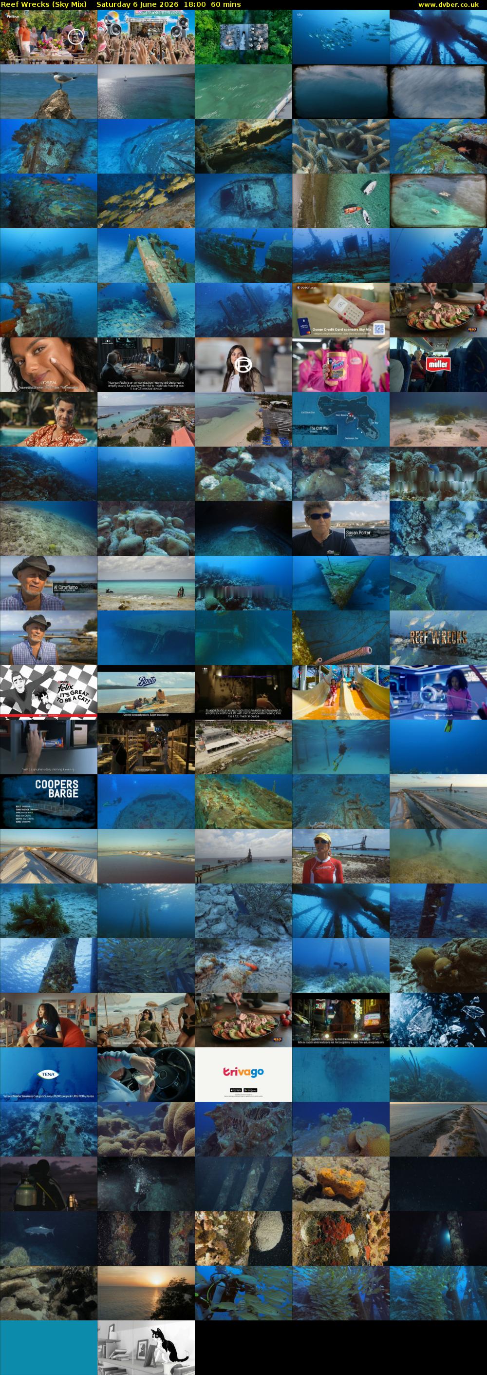 Reef Wrecks (Sky Mix) Saturday 6 June 2026 18:00 - 19:00