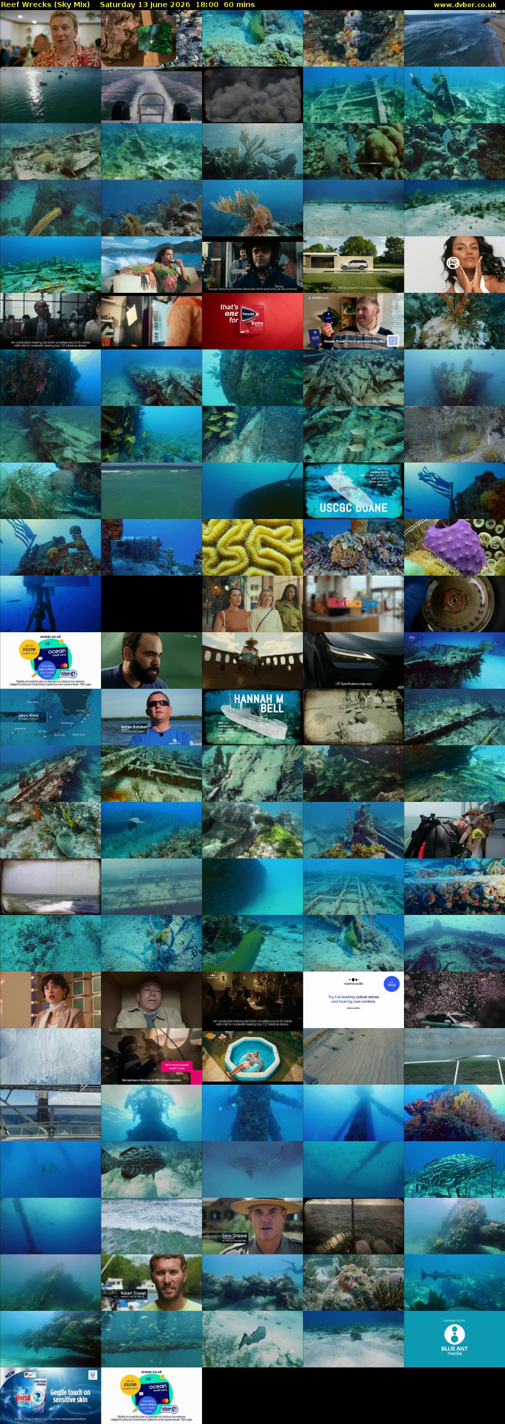 Reef Wrecks (Sky Mix) Saturday 13 June 2026 18:00 - 19:00
