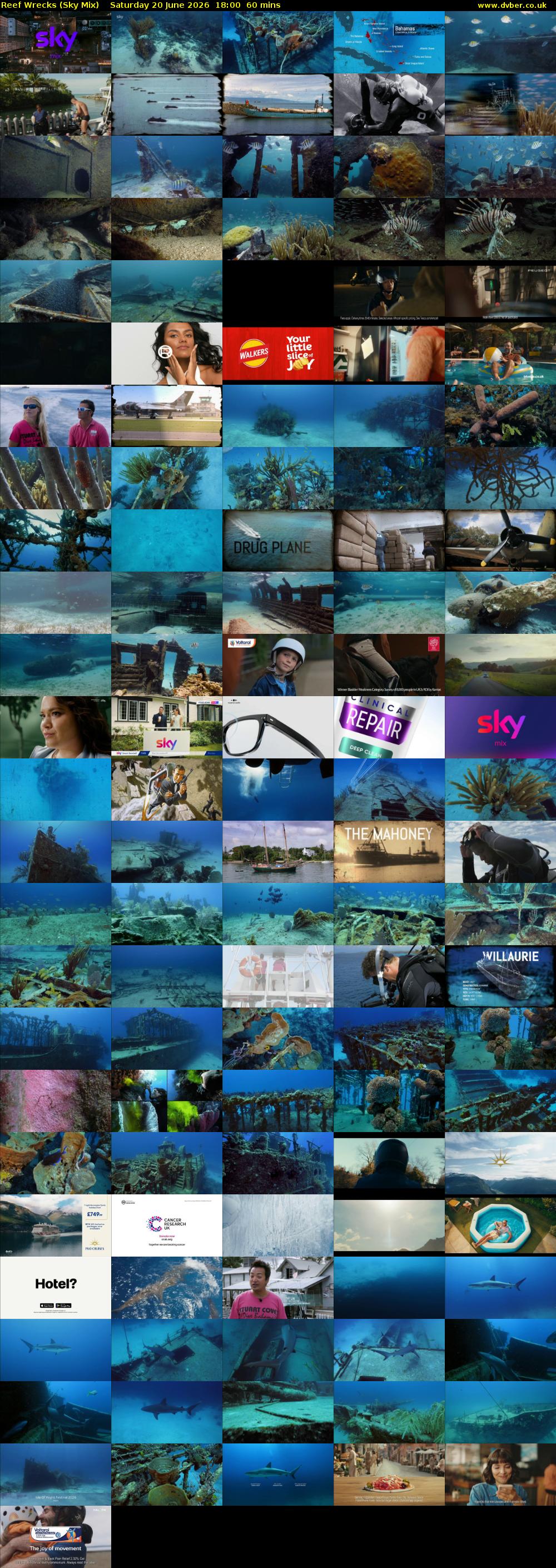 Reef Wrecks (Sky Mix) Saturday 20 June 2026 18:00 - 19:00