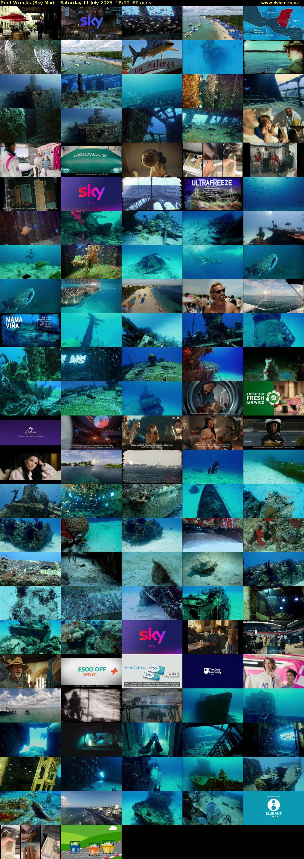 Reef Wrecks (Sky Mix) Saturday 11 July 2026 18:00 - 19:00