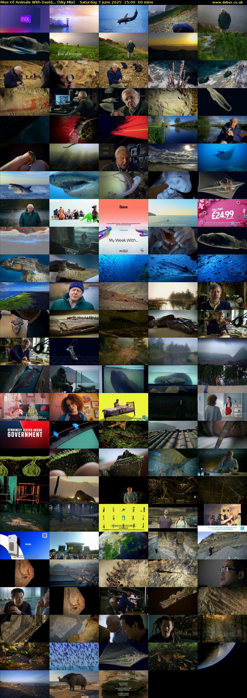 Rise Of Animals With David... (Sky Mix) Saturday 7 June 2025 15:00 - 16:00
