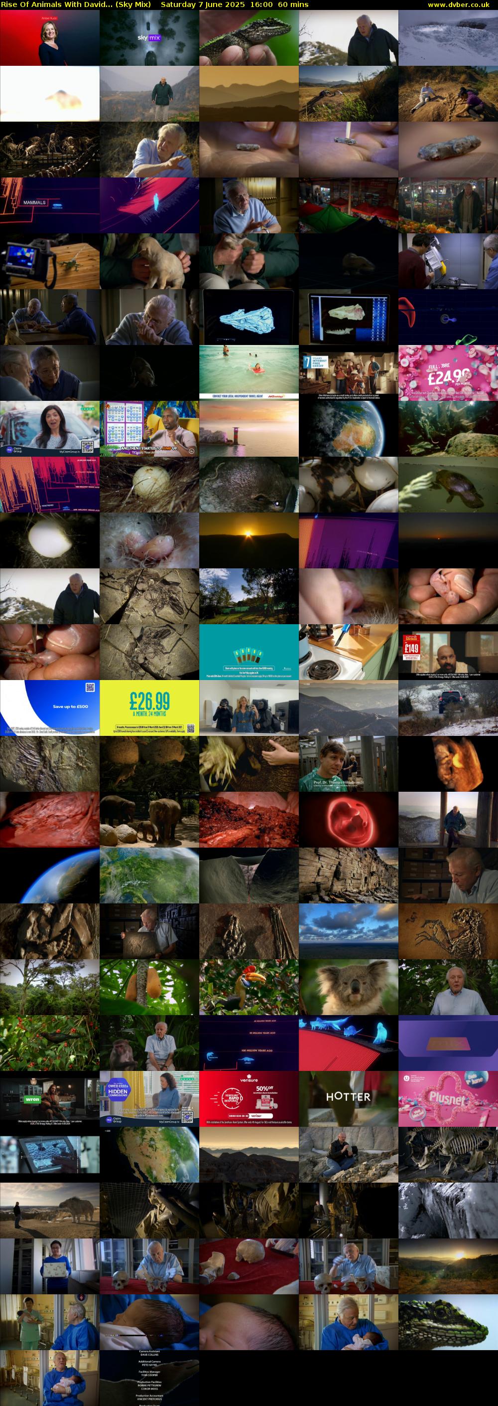 Rise Of Animals With David... (Sky Mix) Saturday 7 June 2025 16:00 - 17:00