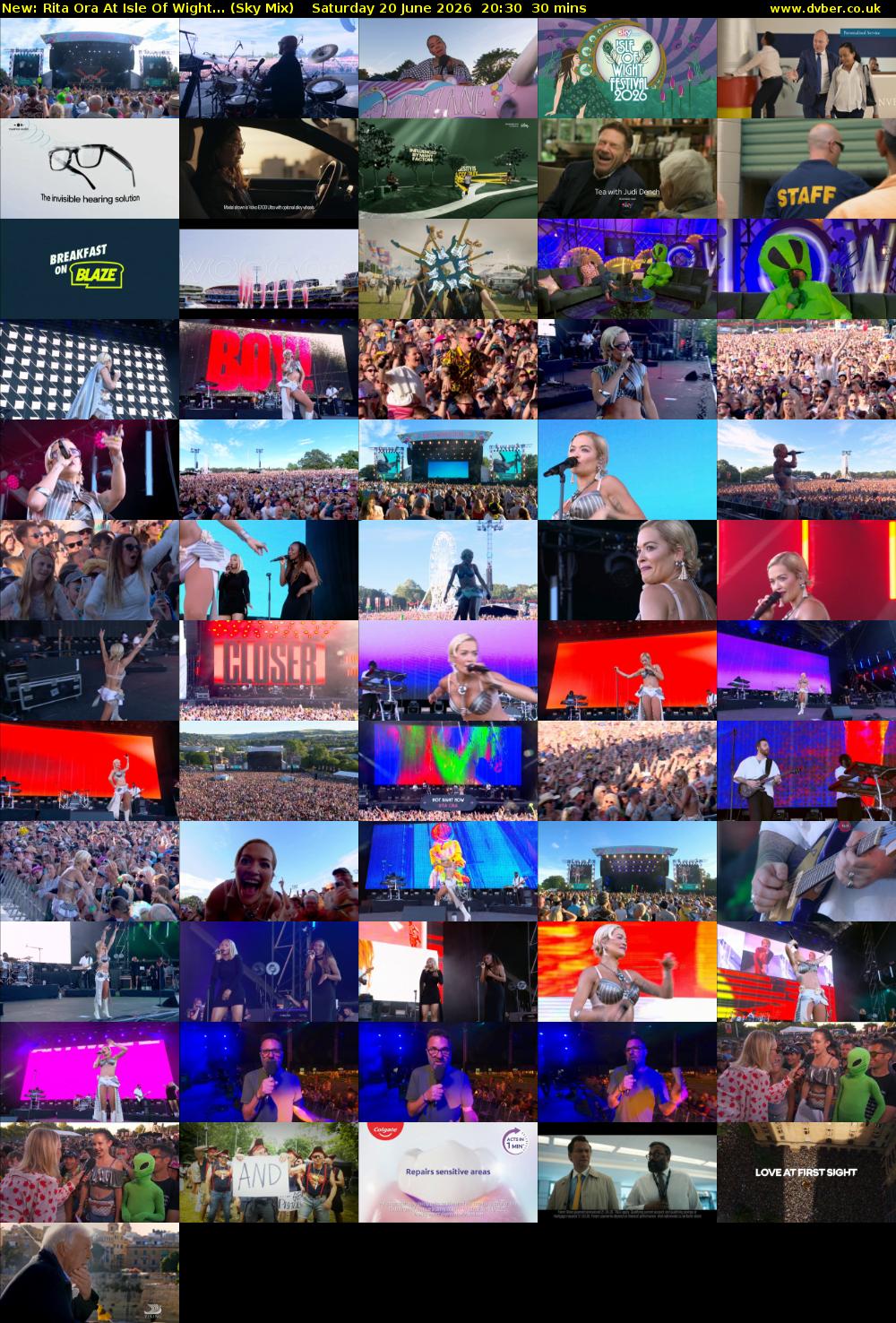 Rita Ora At Isle Of Wight... (Sky Mix) Saturday 20 June 2026 20:30 - 21:00