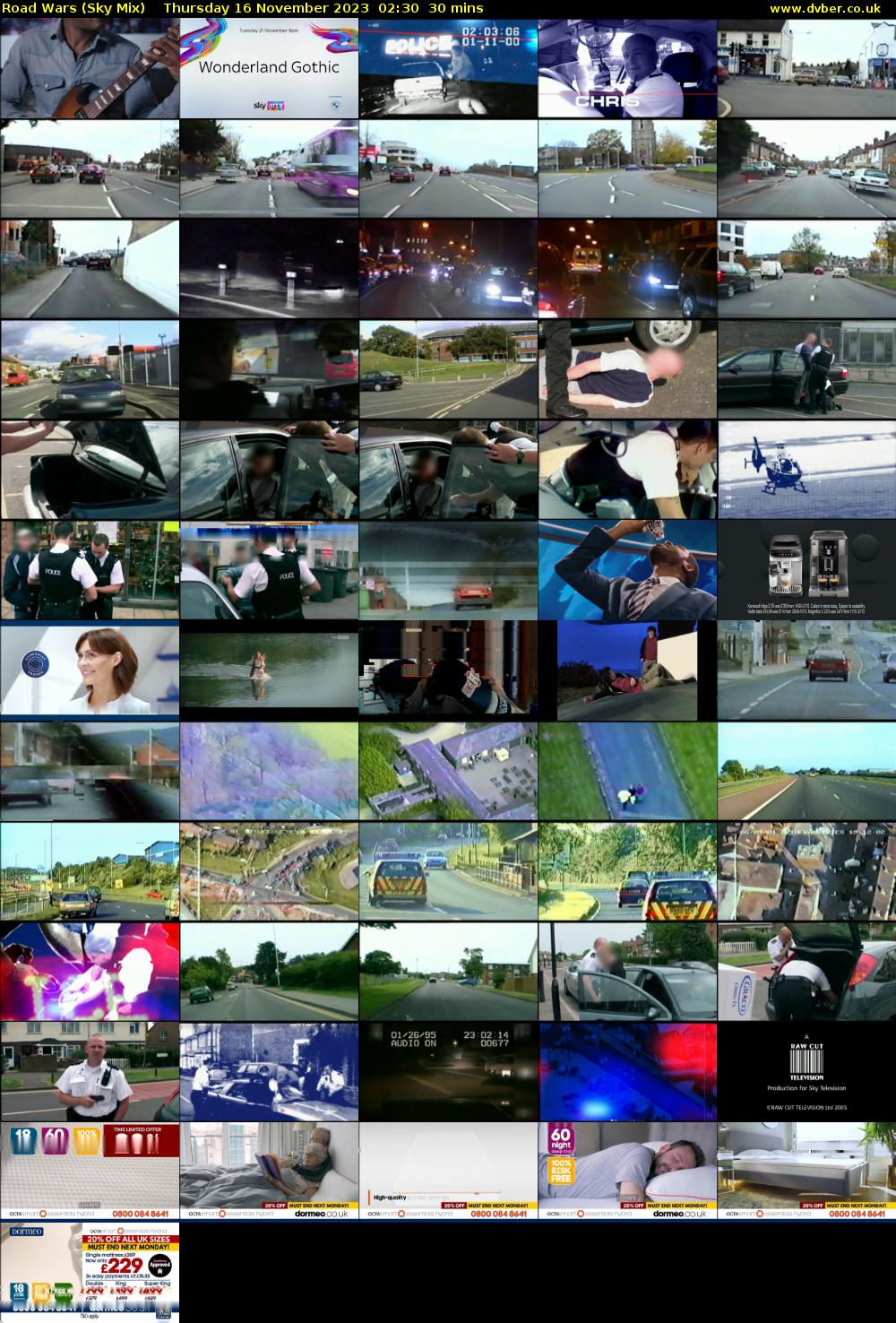 Road Wars (Sky Mix) Thursday 16 November 2023 02:30 - 03:00