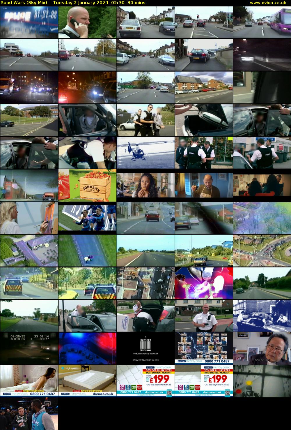 Road Wars (Sky Mix) Tuesday 2 January 2024 02:30 - 03:00