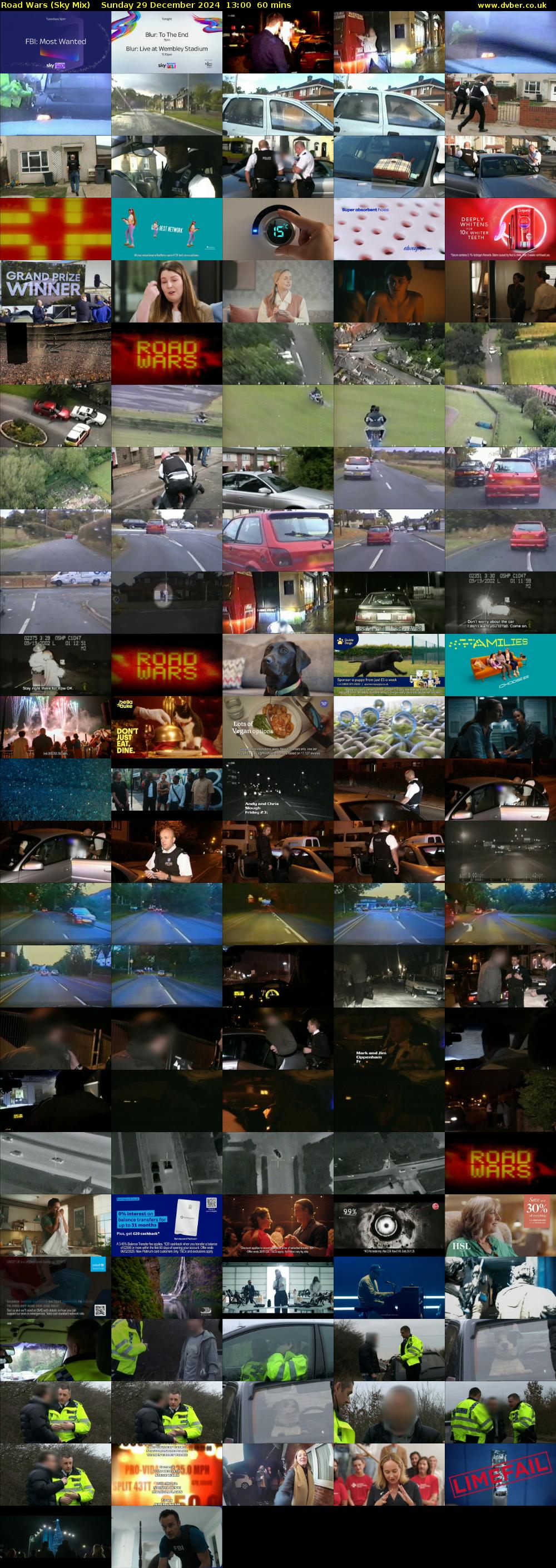 Road Wars (Sky Mix) Sunday 29 December 2024 13:00 - 14:00