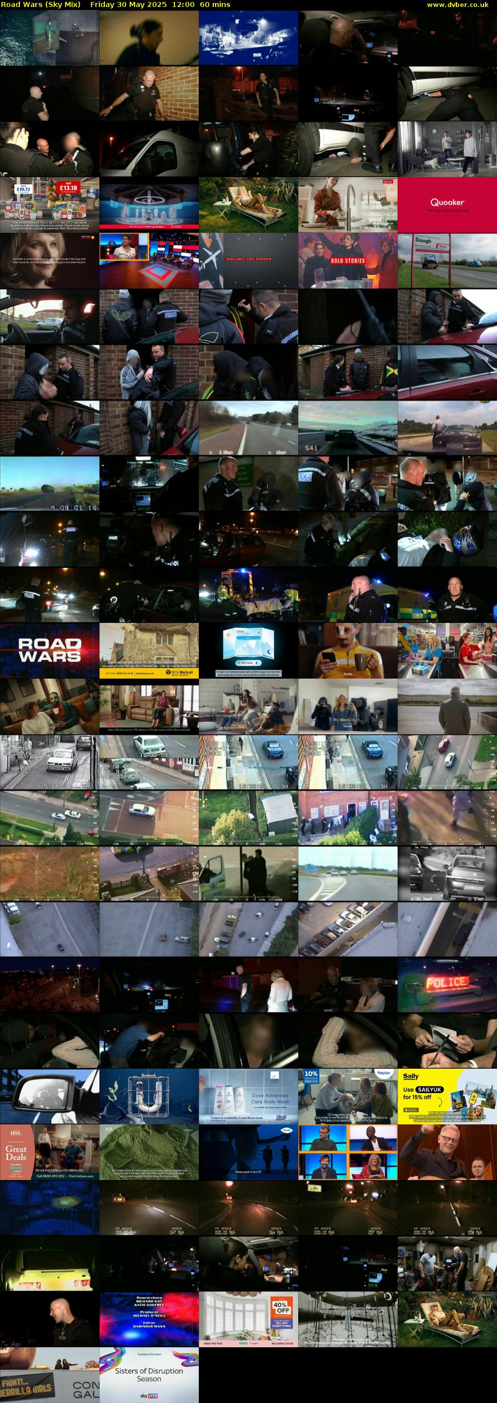 Road Wars (Sky Mix) Friday 30 May 2025 12:00 - 13:00