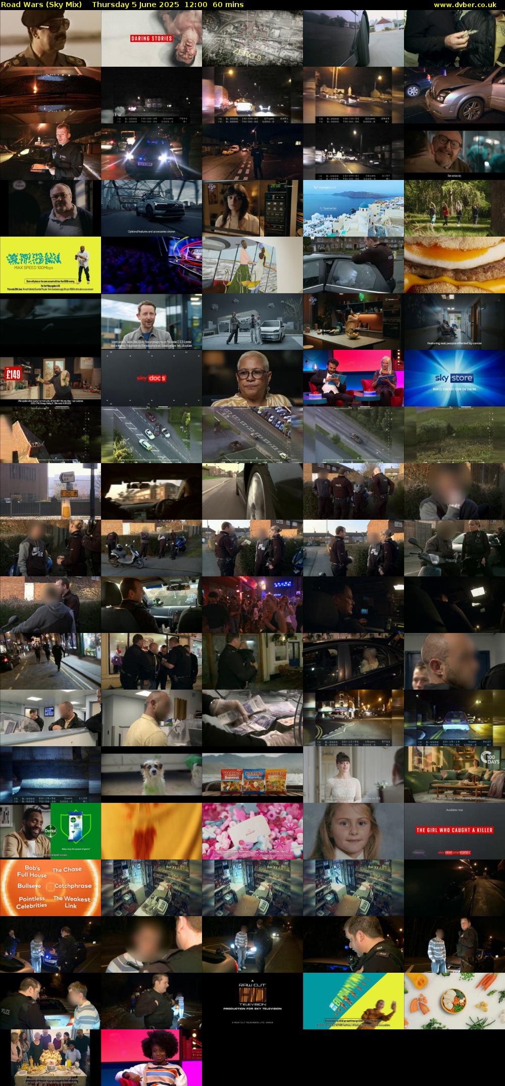 Road Wars (Sky Mix) Thursday 5 June 2025 12:00 - 13:00