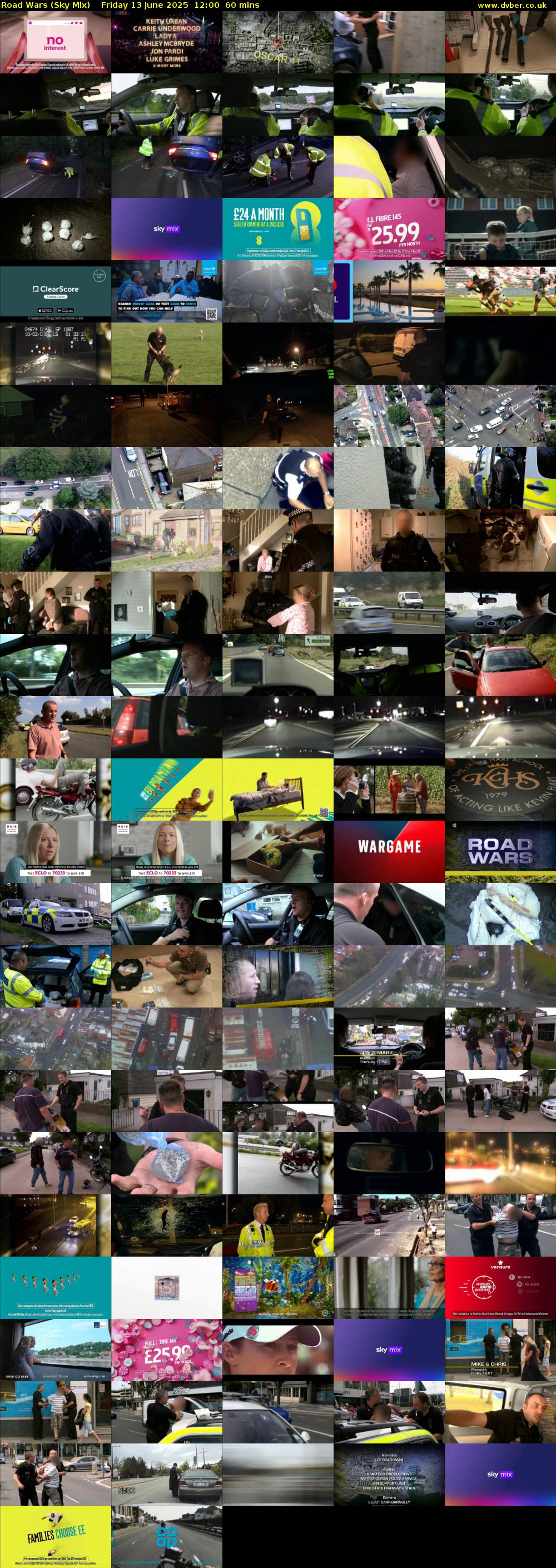 Road Wars (Sky Mix) Friday 13 June 2025 12:00 - 13:00