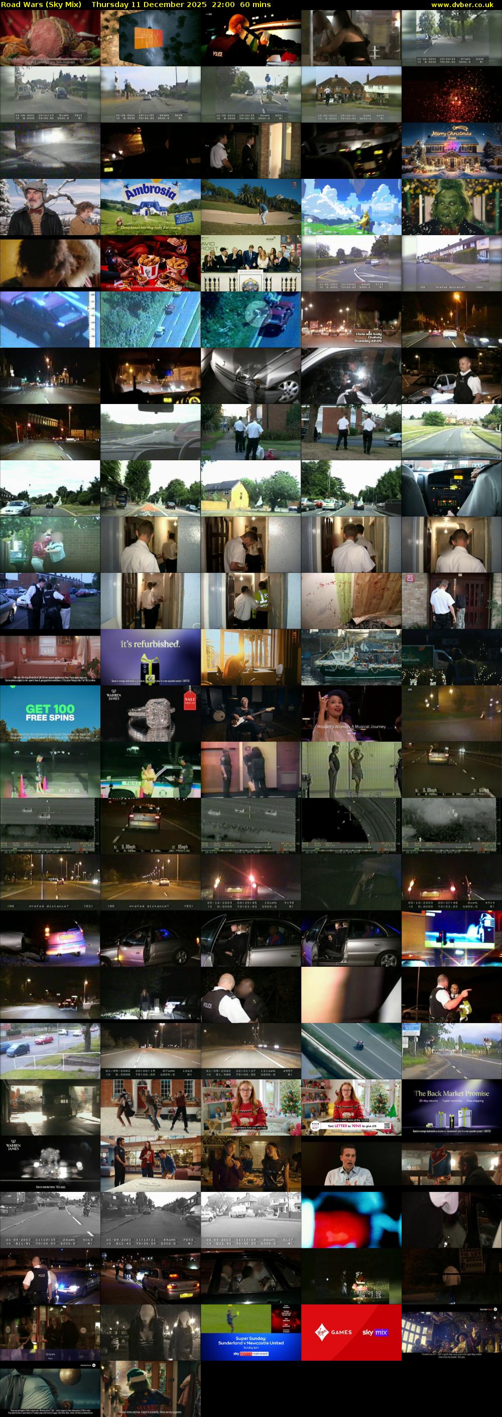 Road Wars (Sky Mix) Thursday 11 December 2025 22:00 - 23:00