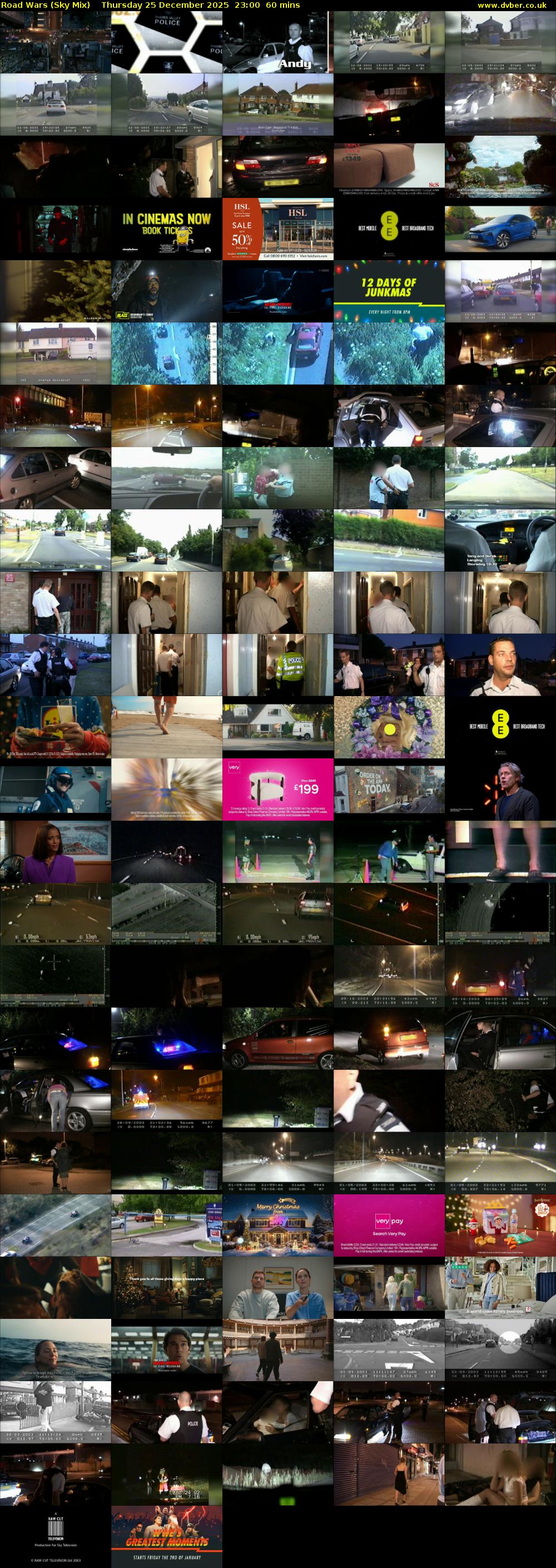 Road Wars (Sky Mix) Thursday 25 December 2025 23:00 - 00:00