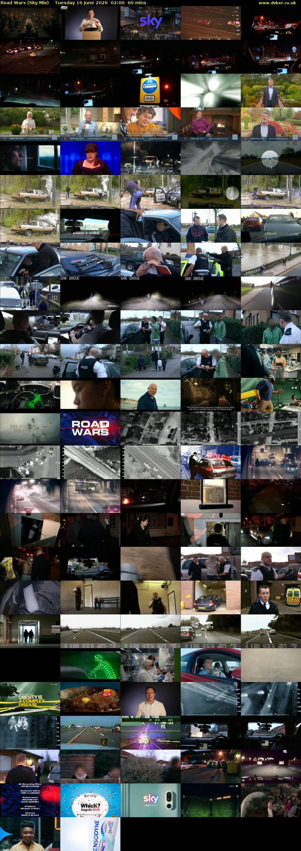 Road Wars (Sky Mix) Tuesday 16 June 2026 02:00 - 03:00