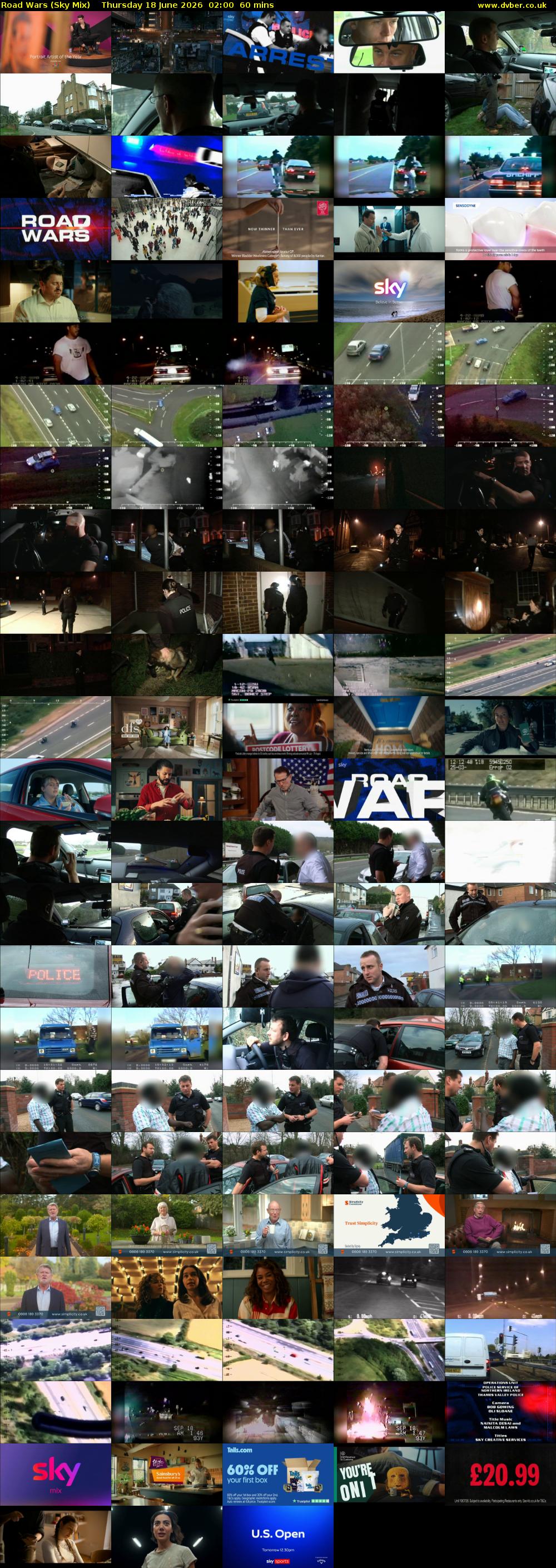 Road Wars (Sky Mix) Thursday 18 June 2026 02:00 - 03:00