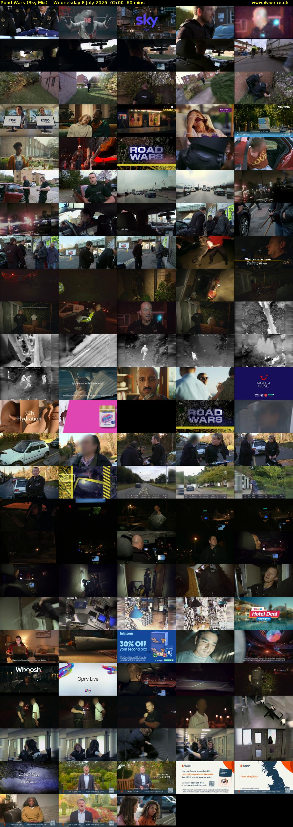 Road Wars (Sky Mix) Wednesday 8 July 2026 02:00 - 03:00