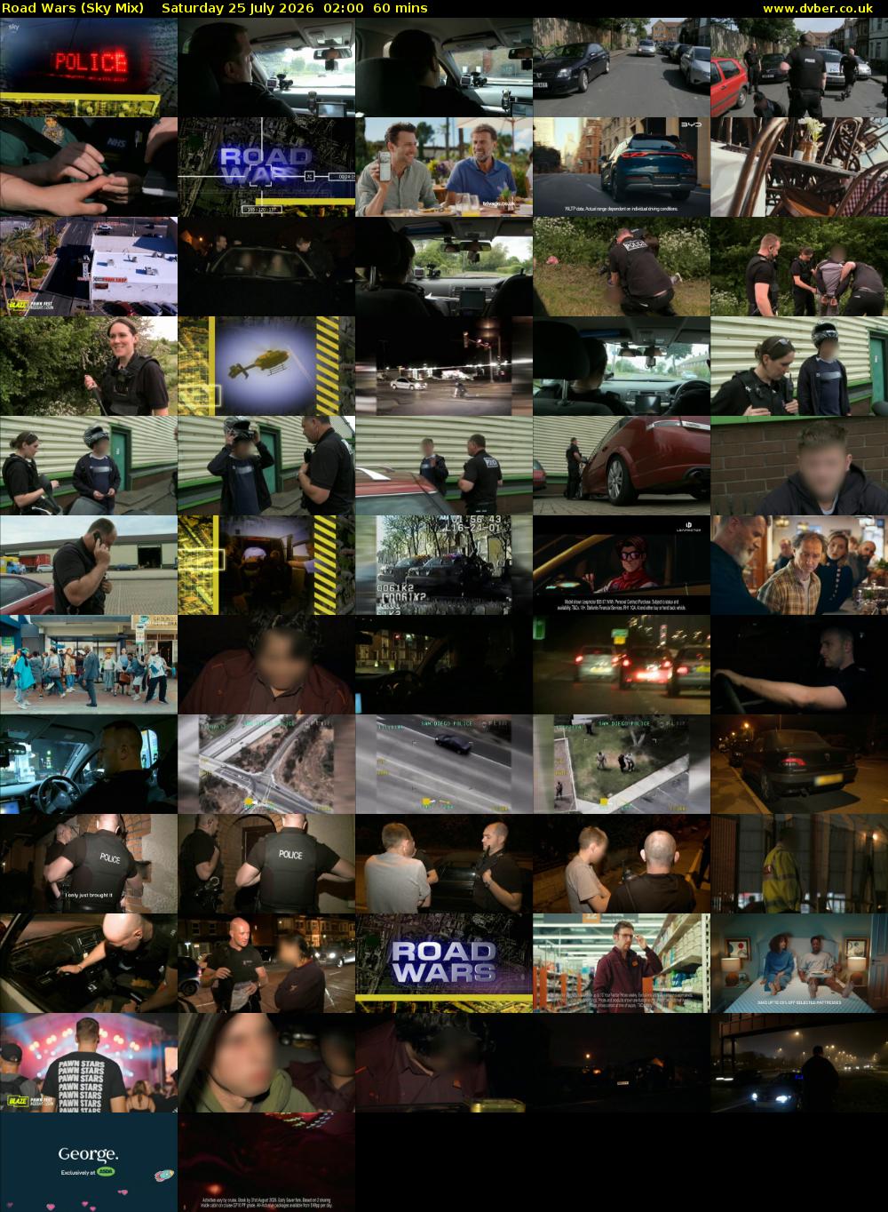 Road Wars (Sky Mix) Saturday 25 July 2026 02:00 - 03:00