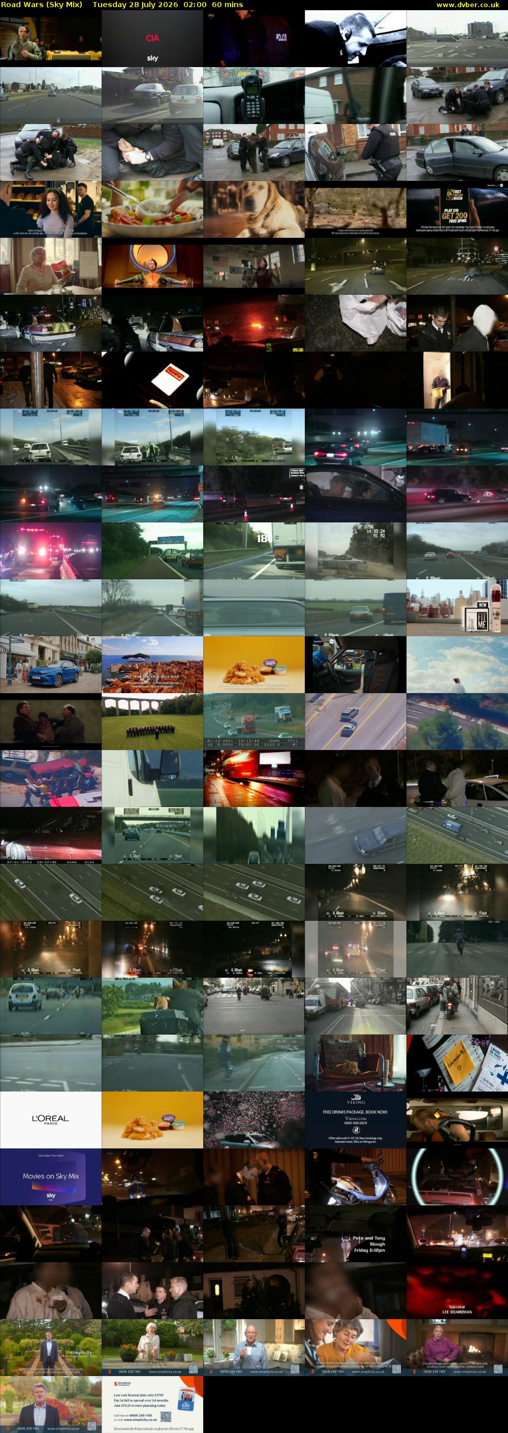 Road Wars (Sky Mix) Tuesday 28 July 2026 02:00 - 03:00