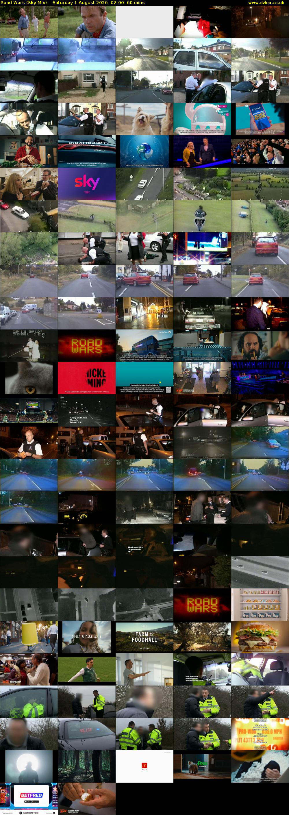 Road Wars (Sky Mix) Saturday 1 August 2026 02:00 - 03:00