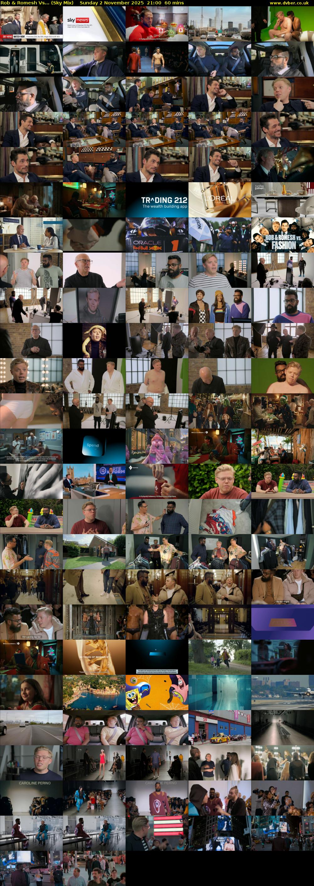 Rob & Romesh Vs... (Sky Mix) Sunday 2 November 2025 21:00 - 22:00