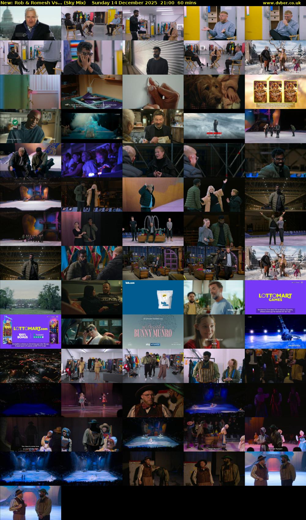 Rob & Romesh Vs... (Sky Mix) Sunday 14 December 2025 21:00 - 22:00
