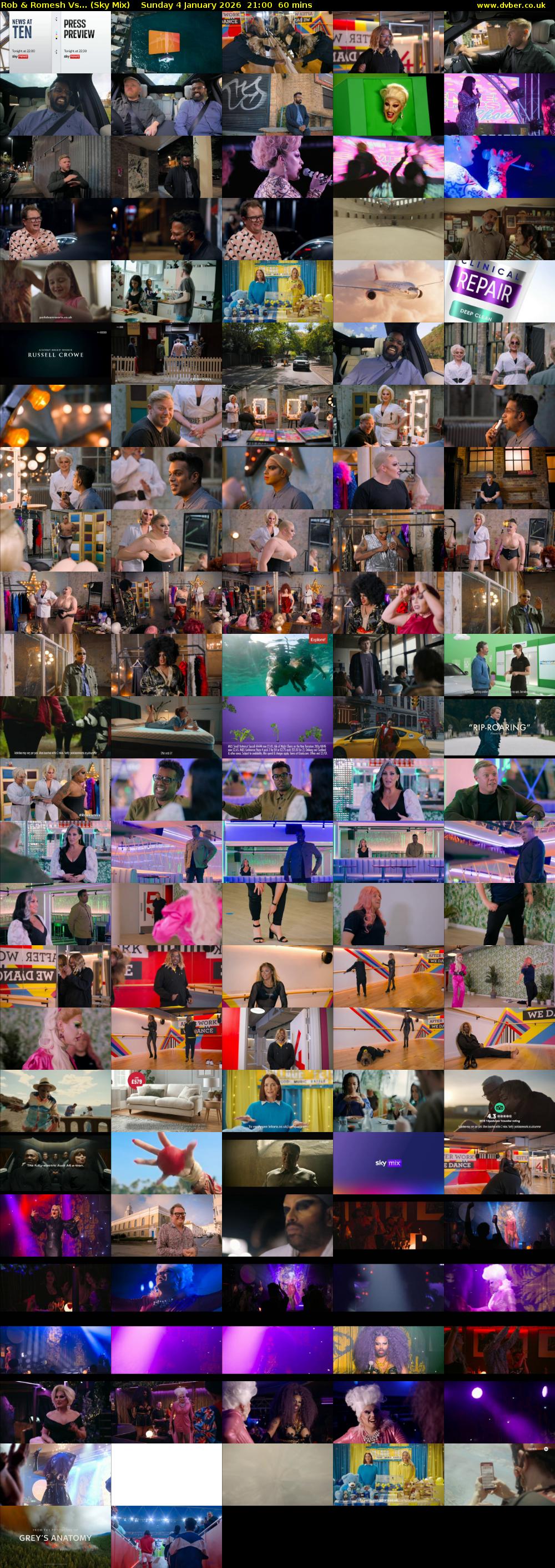 Rob & Romesh Vs... (Sky Mix) Sunday 4 January 2026 21:00 - 22:00