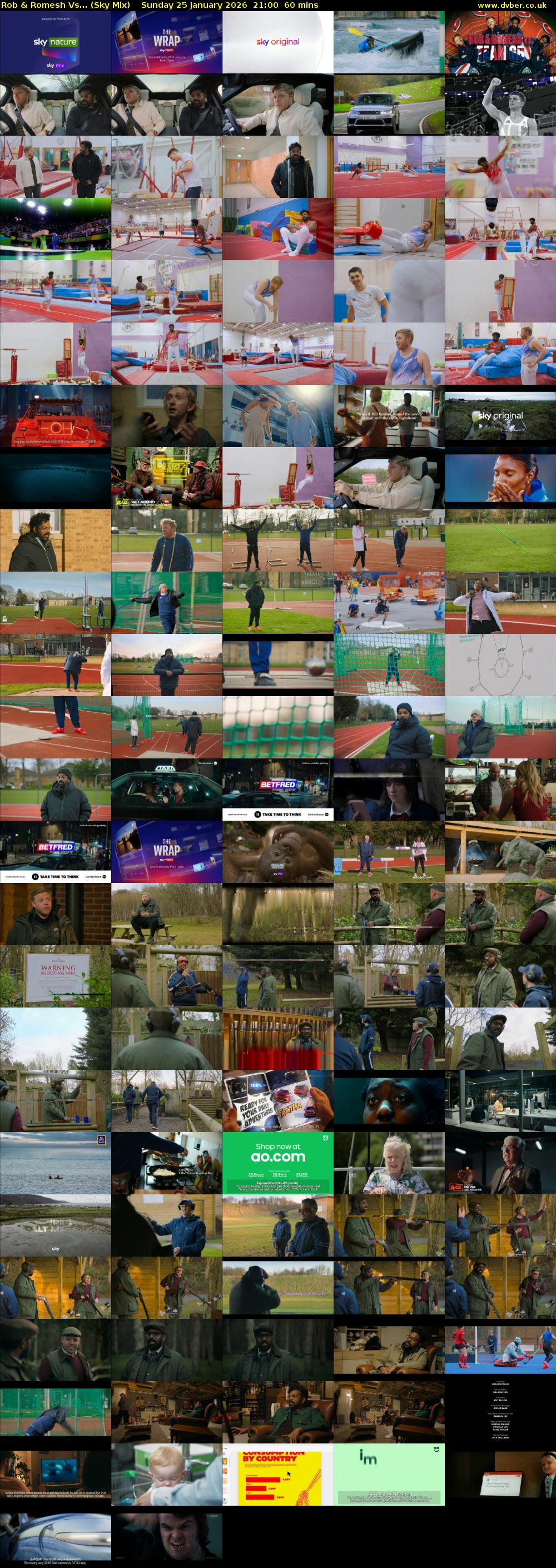 Rob & Romesh Vs... (Sky Mix) Sunday 25 January 2026 21:00 - 22:00