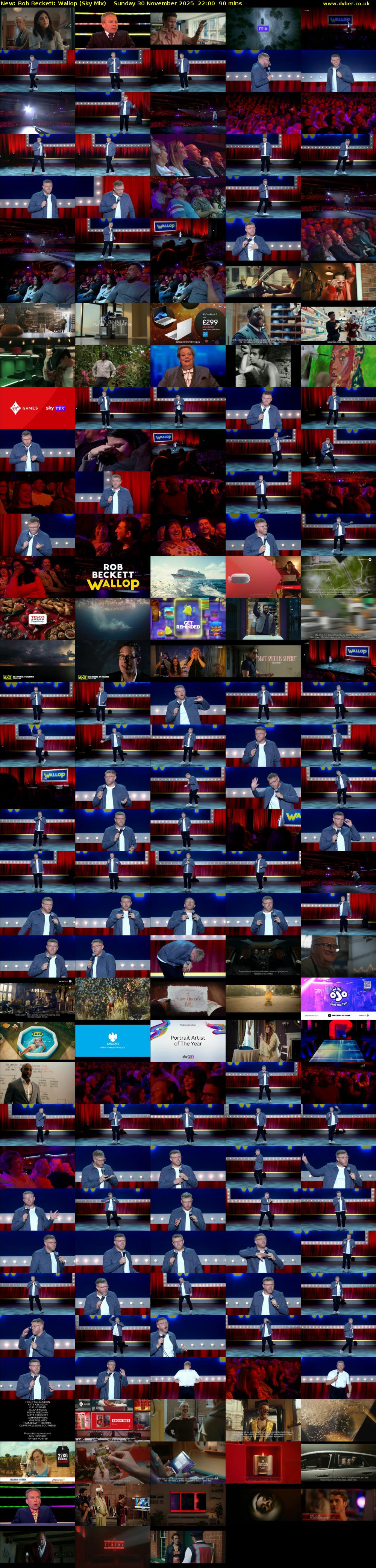 Rob Beckett: Wallop (Sky Mix) Sunday 30 November 2025 22:00 - 23:30