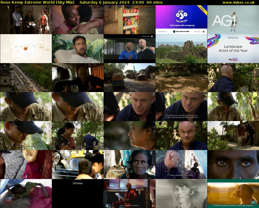 Ross Kemp Extreme World (Sky Mix) Saturday 6 January 2024 23:00 - 00:00