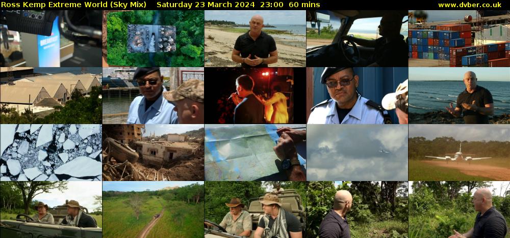 Ross Kemp Extreme World (Sky Mix) Saturday 23 March 2024 23:00 - 00:00