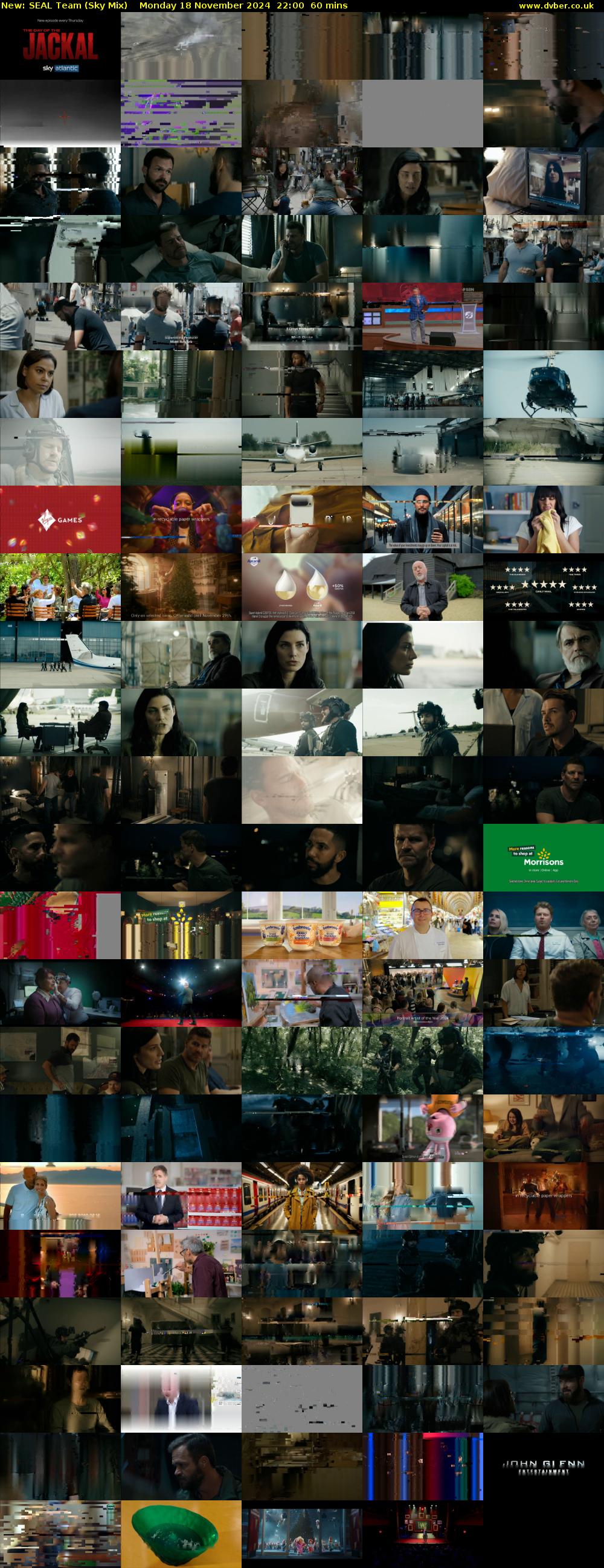 SEAL Team (Sky Mix) Monday 18 November 2024 22:00 - 23:00