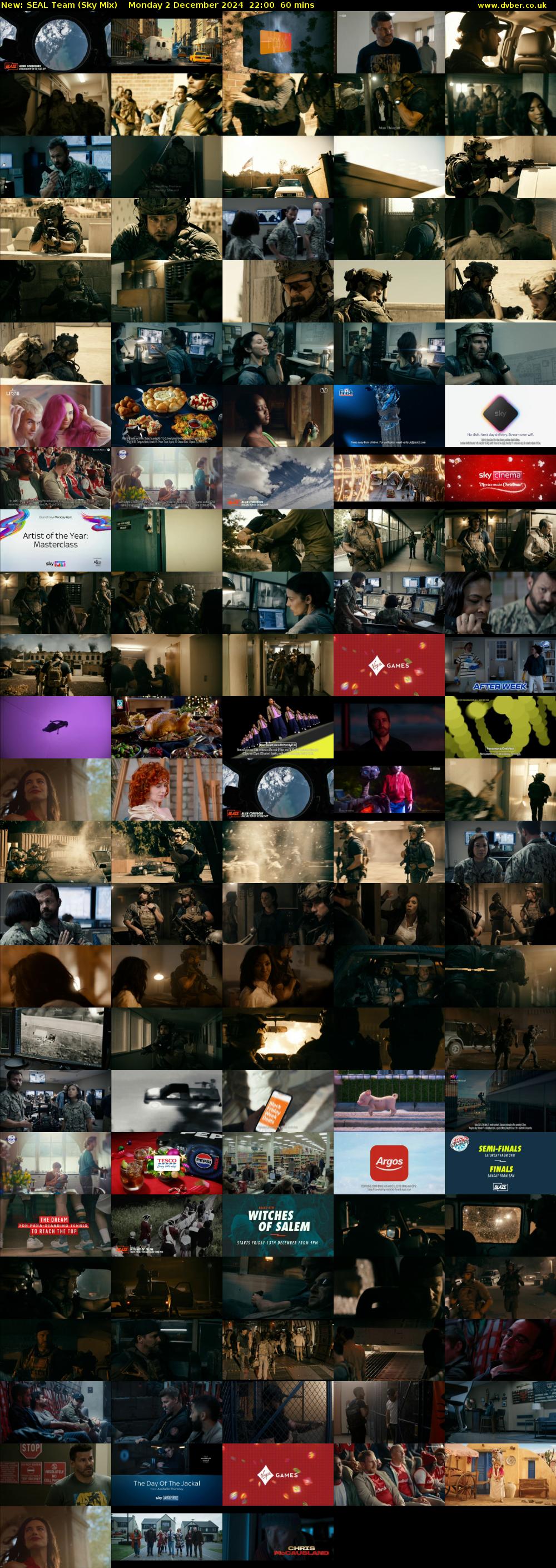 SEAL Team (Sky Mix) Monday 2 December 2024 22:00 - 23:00