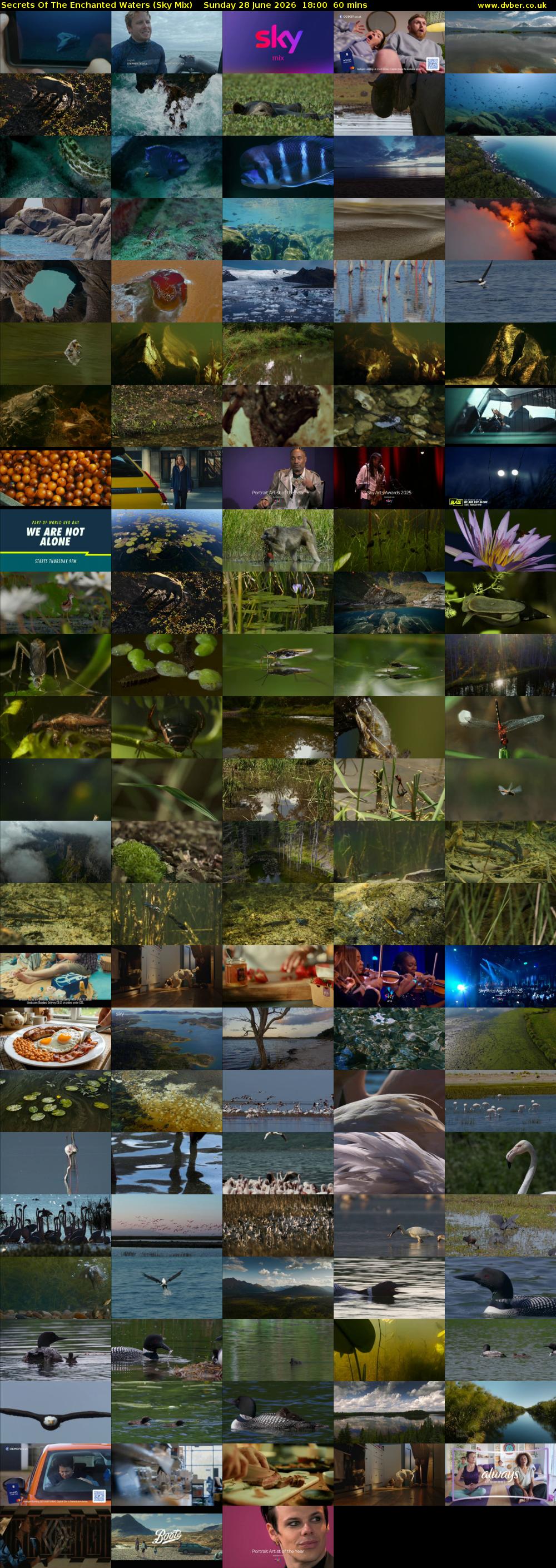 Secrets Of The Enchanted Waters (Sky Mix) Sunday 28 June 2026 18:00 - 19:00