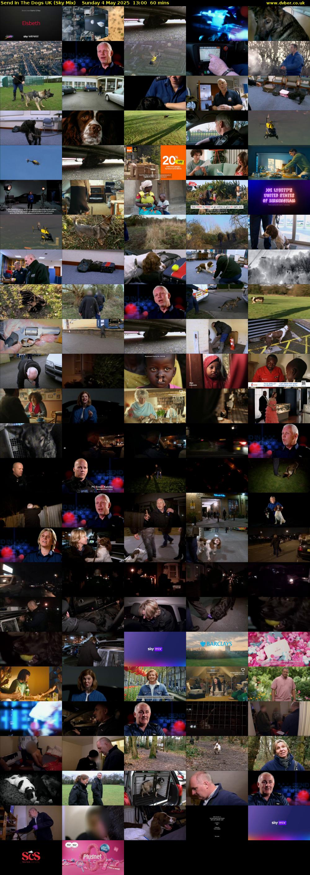 Send In The Dogs UK (Sky Mix) Sunday 4 May 2025 13:00 - 14:00