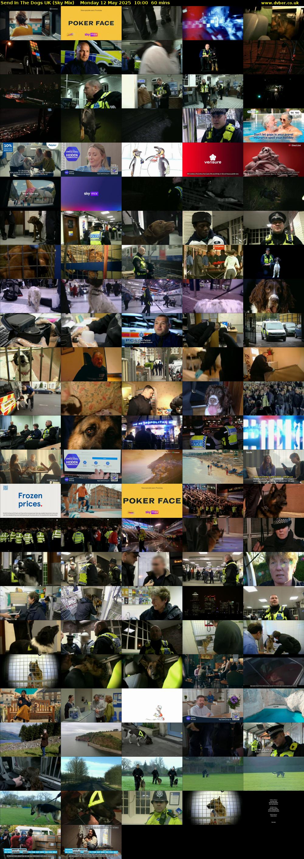 Send In The Dogs UK (Sky Mix) Monday 12 May 2025 10:00 - 11:00