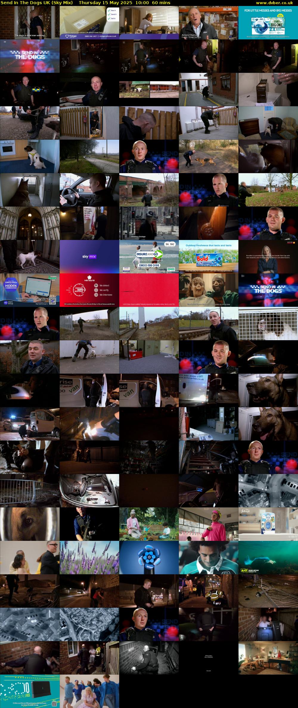 Send In The Dogs UK (Sky Mix) Thursday 15 May 2025 10:00 - 11:00
