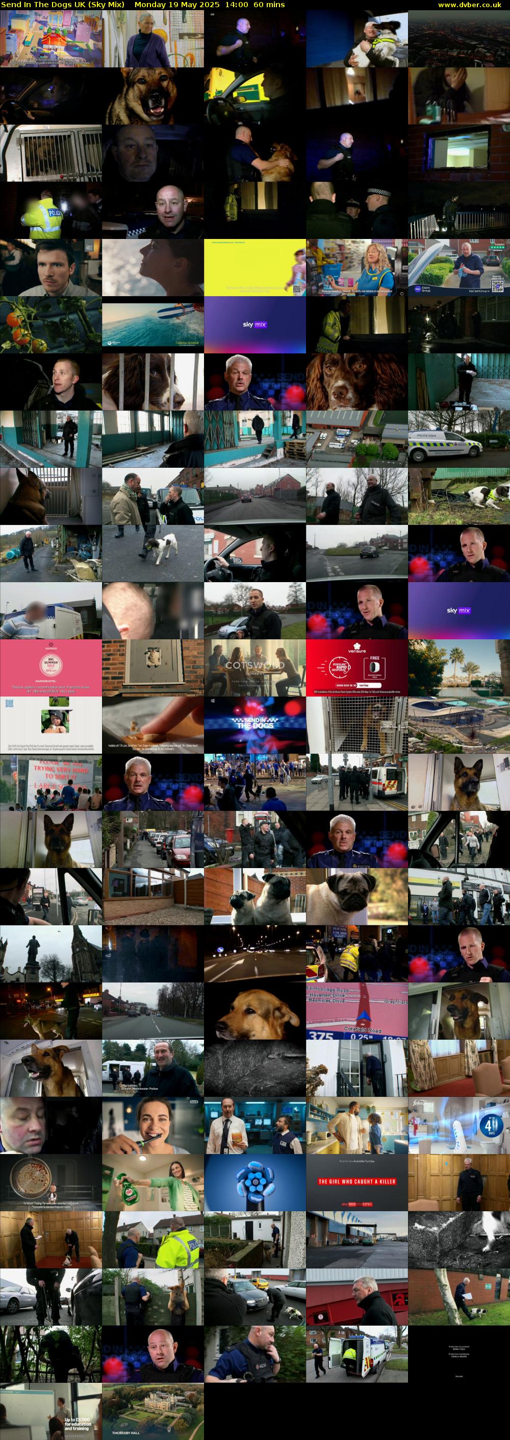 Send In The Dogs UK (Sky Mix) Monday 19 May 2025 14:00 - 15:00