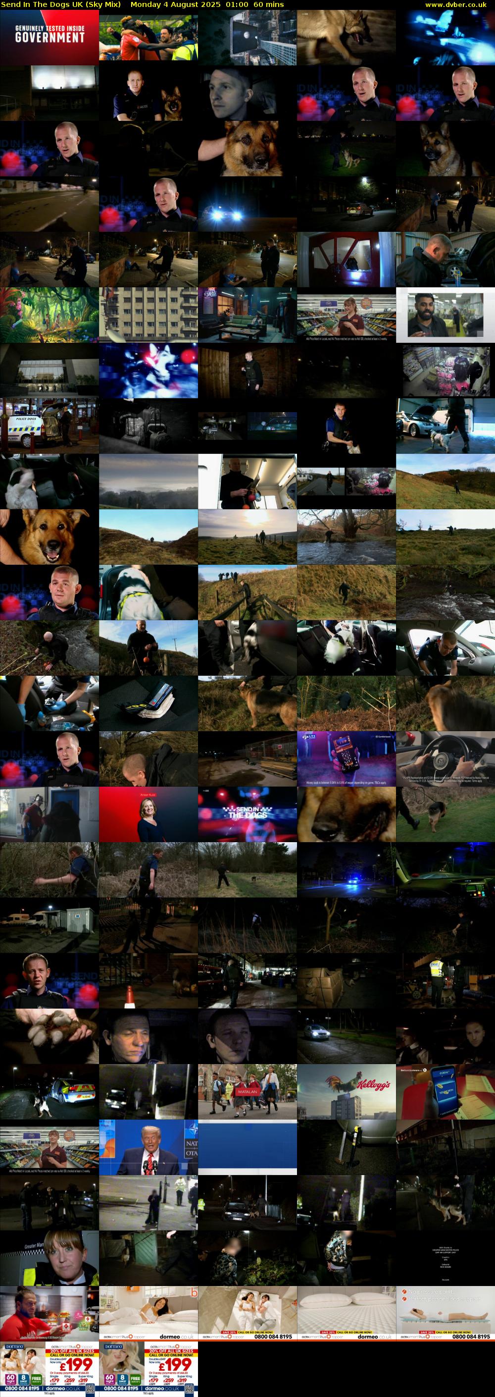 Send In The Dogs UK (Sky Mix) Monday 4 August 2025 01:00 - 02:00