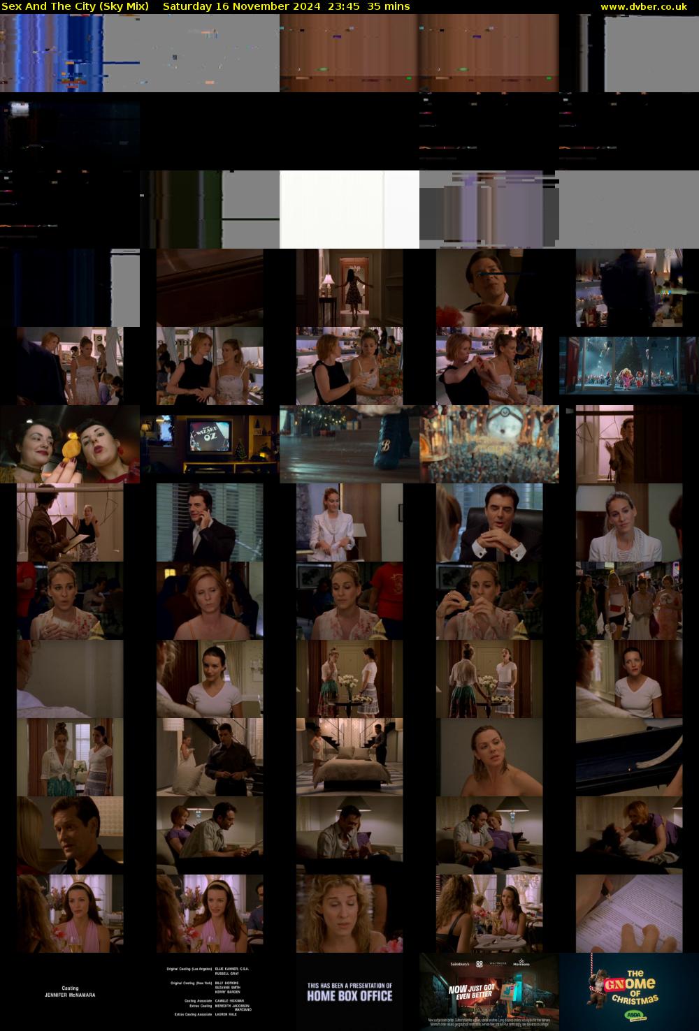 Sex And The City (Sky Mix) Saturday 16 November 2024 23:45 - 00:20