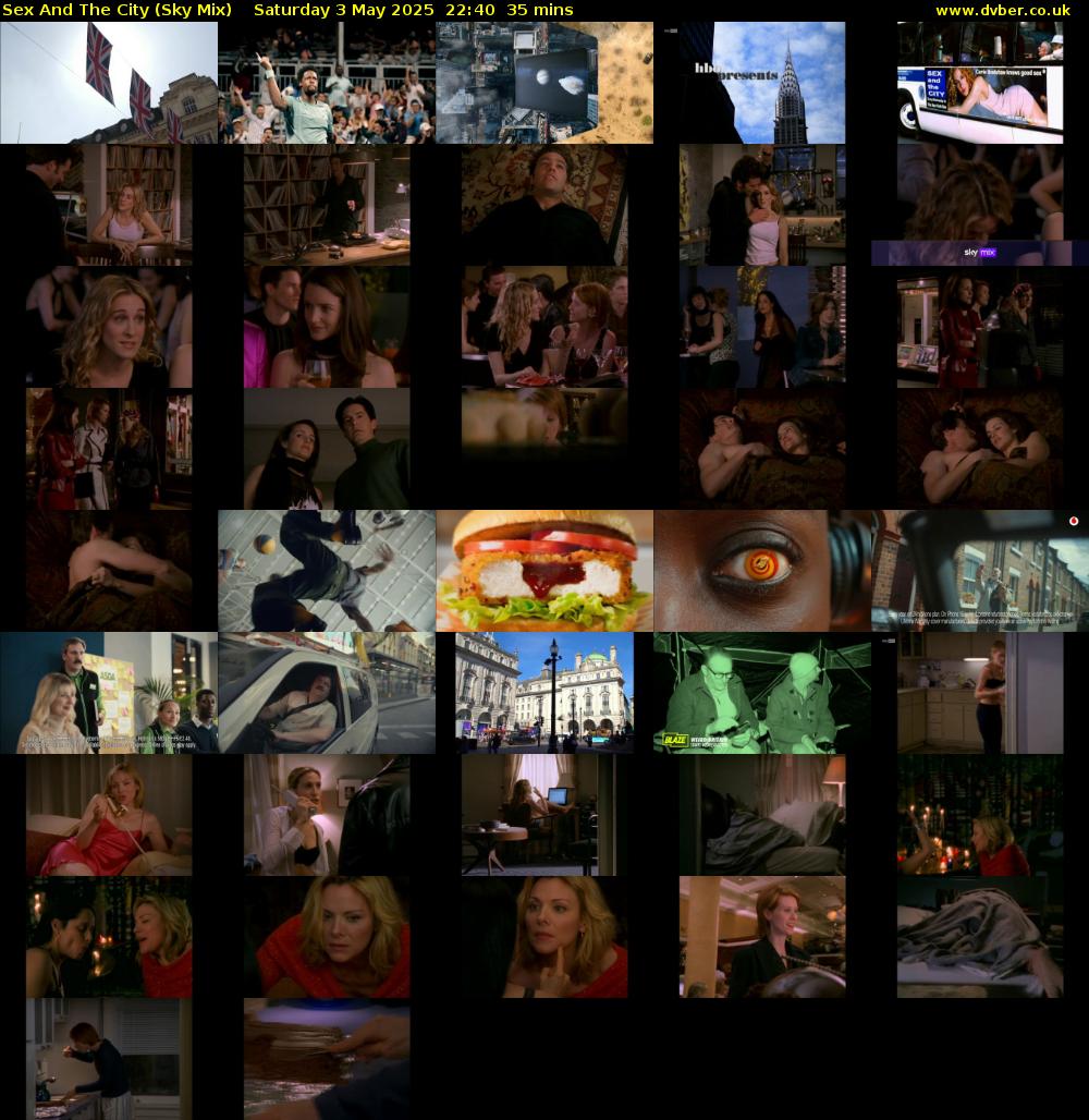 Sex And The City (Sky Mix) Saturday 3 May 2025 22:40 - 23:15