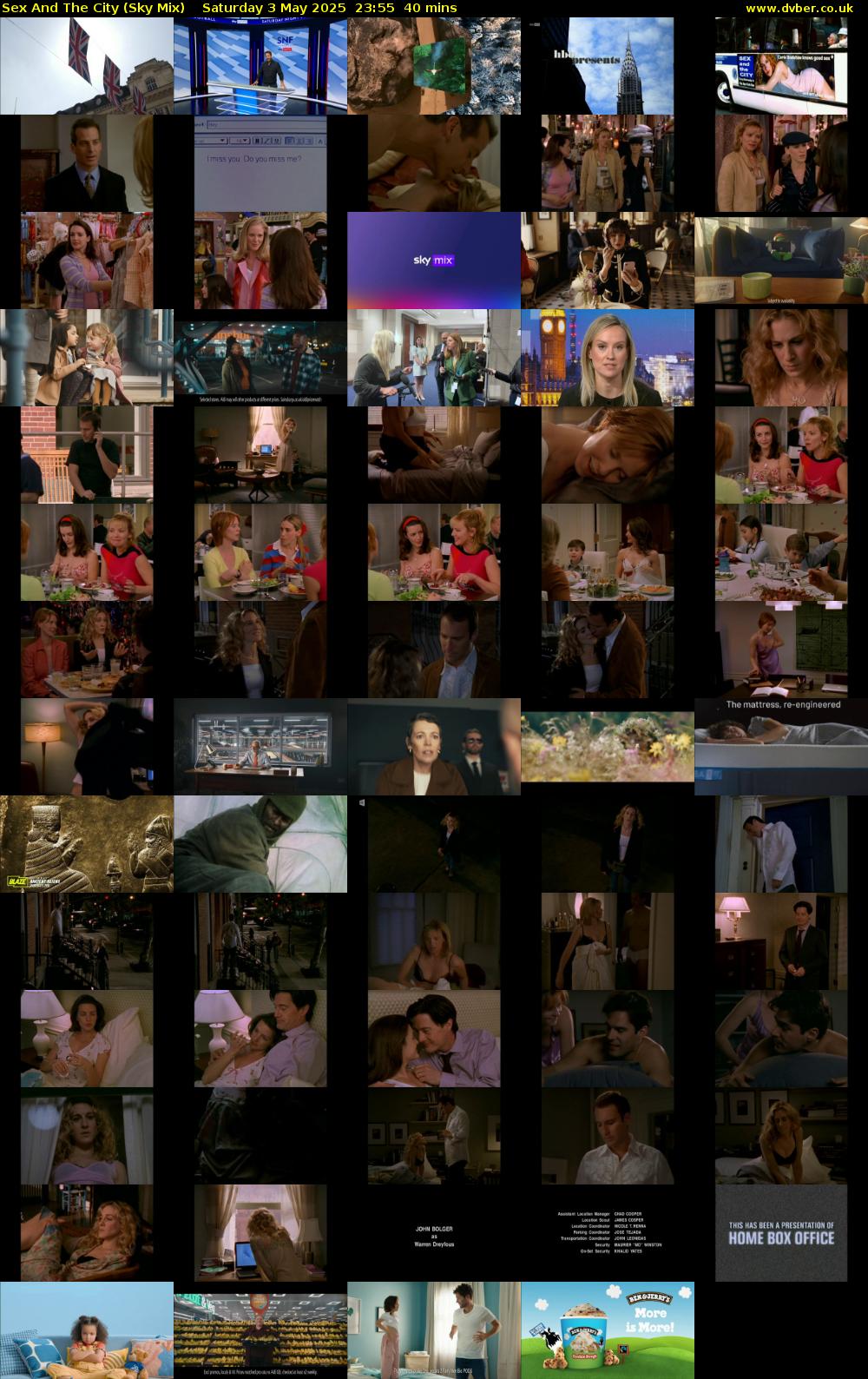 Sex And The City (Sky Mix) Saturday 3 May 2025 23:55 - 00:35