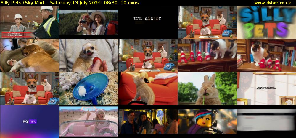 Silly Pets (Sky Mix) Saturday 13 July 2024 08:30 - 08:40