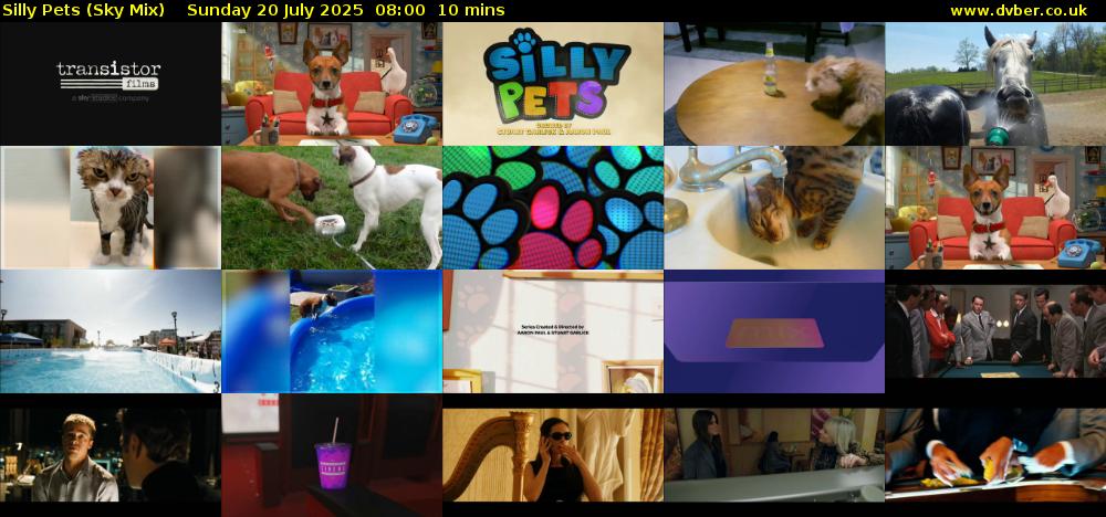 Silly Pets (Sky Mix) Sunday 20 July 2025 08:00 - 08:10