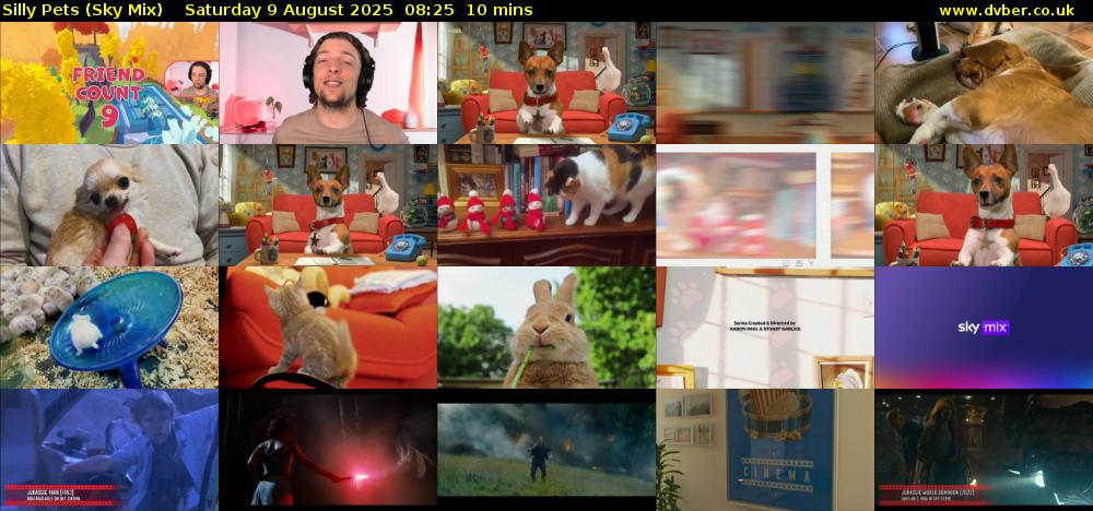 Silly Pets (Sky Mix) Saturday 9 August 2025 08:25 - 08:35